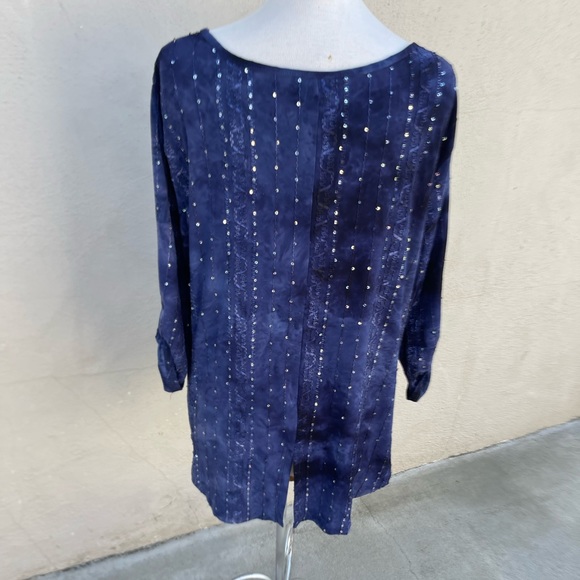 Dressbarn blue top size 2X - Picture 5 of 6